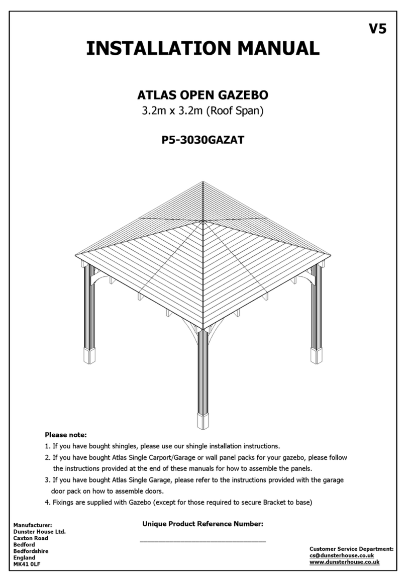 Dunster House P5-3030GAZAT User manual