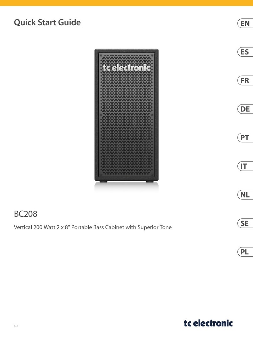 TC Electronic BC208 quick start guide