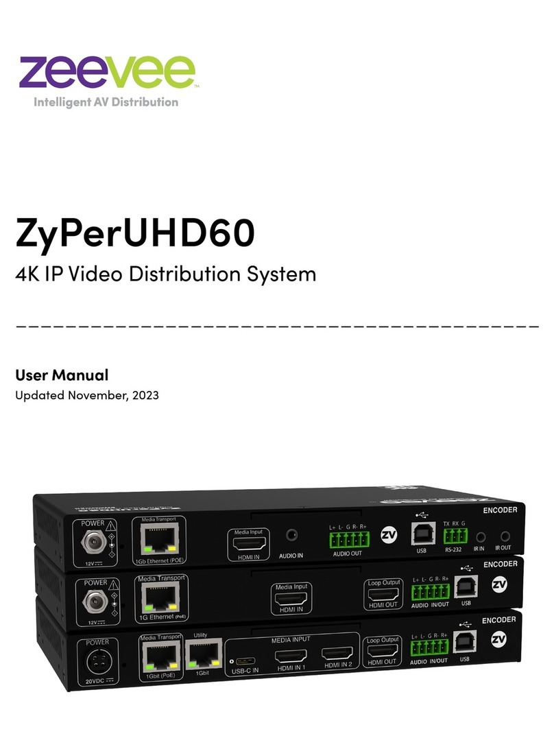 ZeeVee ZyPerUHD60 user manual