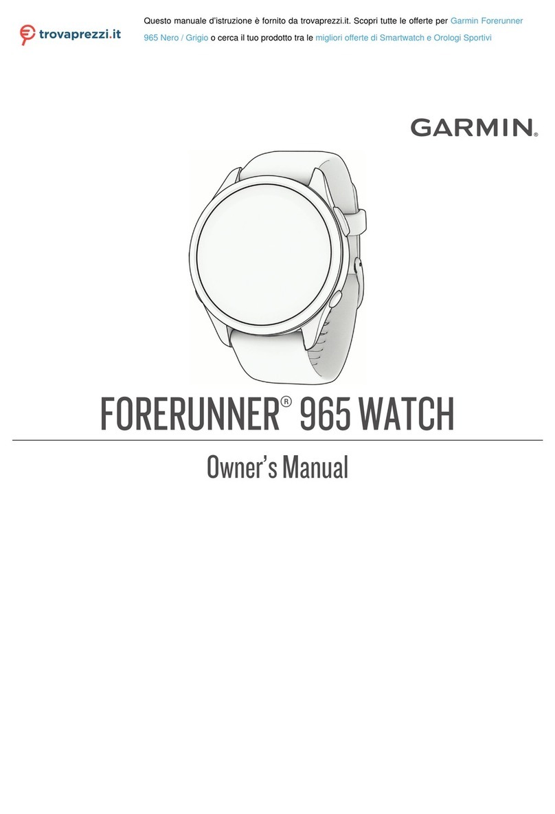 Garmin FORERUNNER 965 Nero owner's manual
