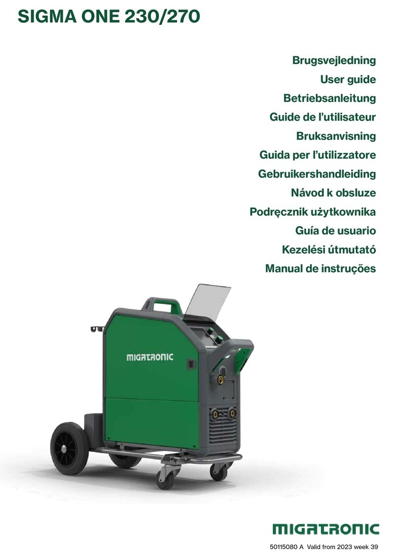 Migatronic SIGMA ONE 270 user guide