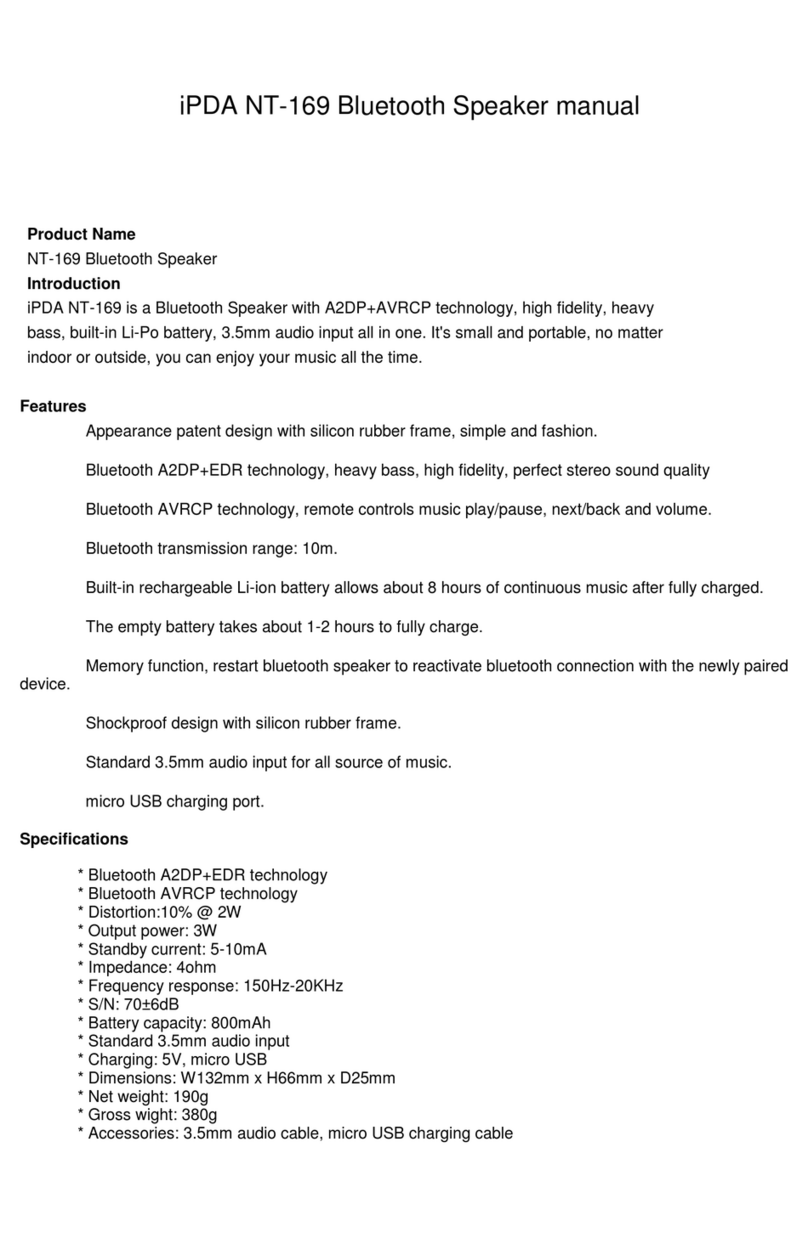 iPDA NT-169 manual