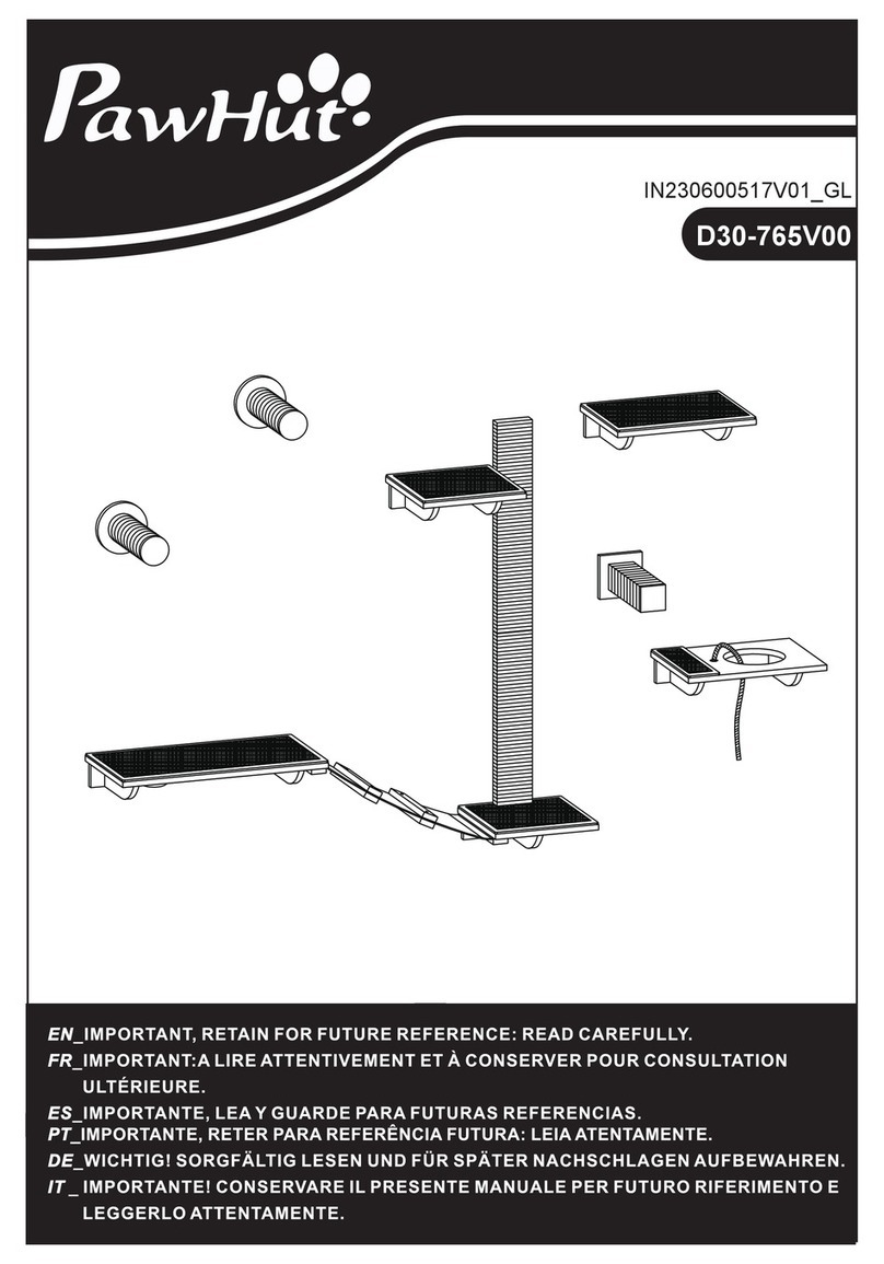 PawHut D30-765V00 User manual