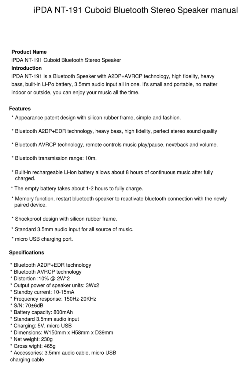 iPDA NT-191 manual