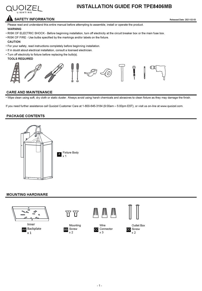 Quoizel TPE8406MB User manual