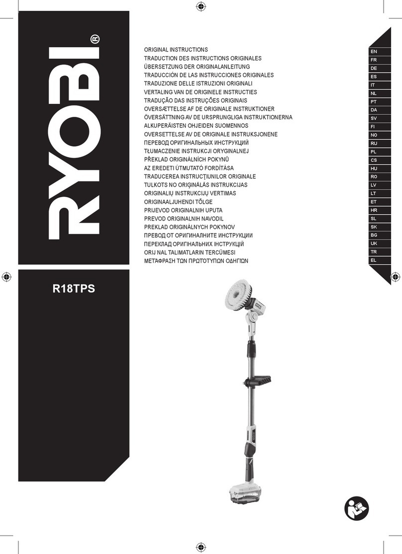 Ryobi R18TPS-0 Original instructions Ryobi R18TPS-0 Original instructions