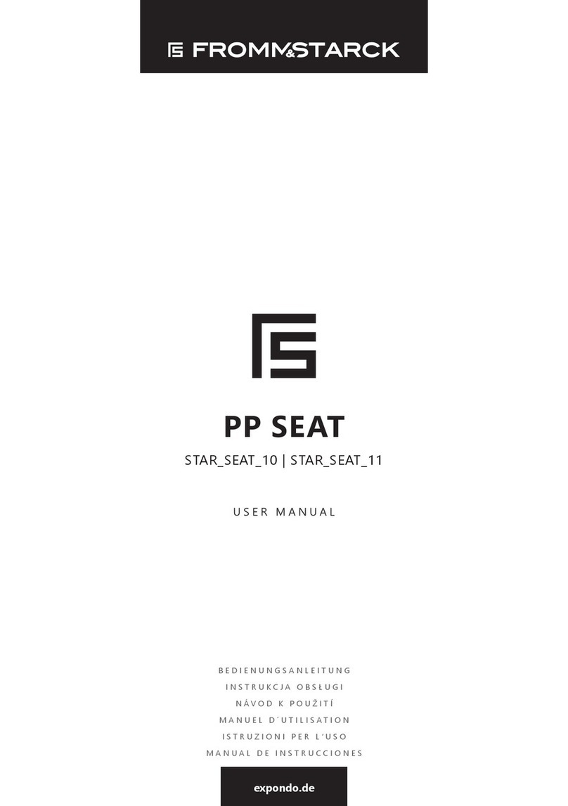 Fromm&Starck STAR-SEAT-10 User manual Fromm&Starck STAR-SEAT-10 User manual
