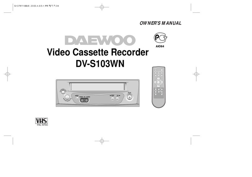 Daewoo DV-S103WN User manual