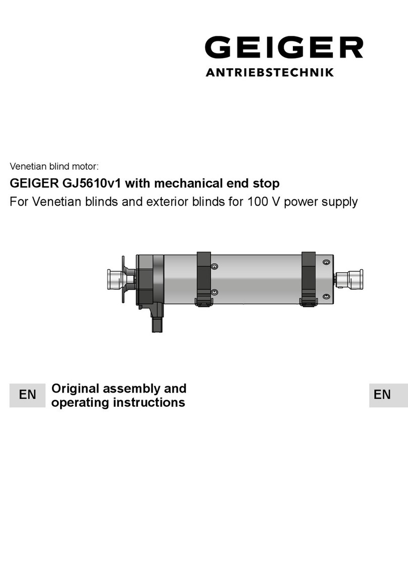 GEIGER GJ5610v1 User manual