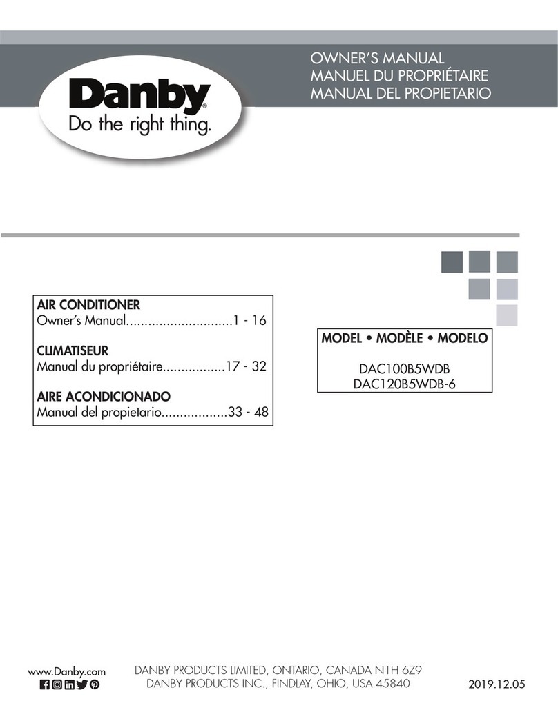 Danby DAC100B5WDB User manual