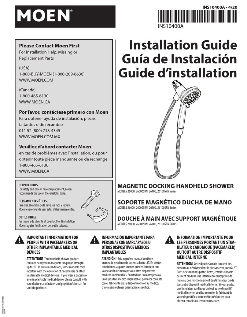Moen ENGAGE 26000SRN Series manual