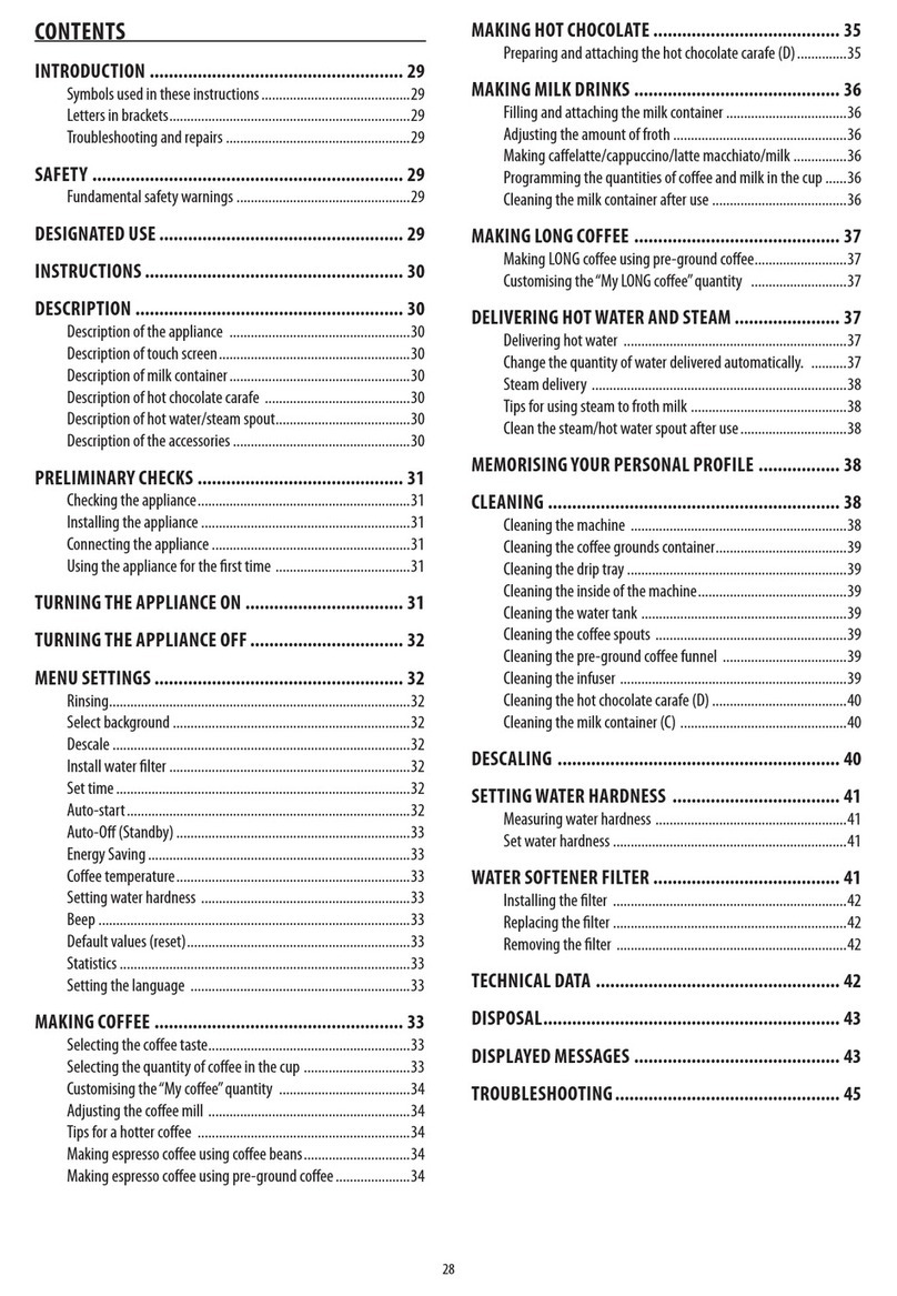 DeLonghi PrimaDonna Exclusive ESAM6900.M User manual