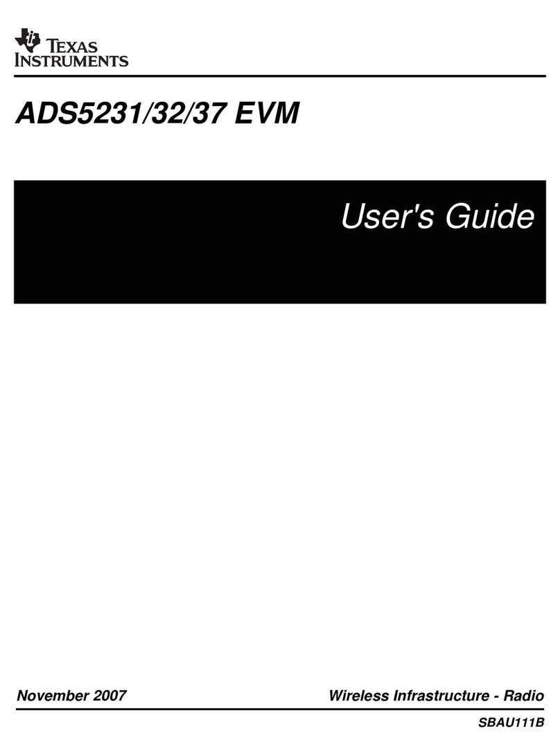 Texas Instruments ADS5237 EVM User manual Texas Instruments ADS5237 EVM User manual