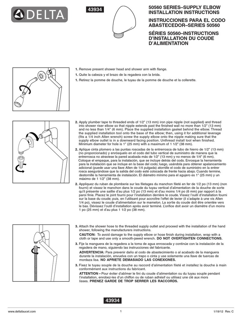 Delta MultiChoice T17255-H2O User manual