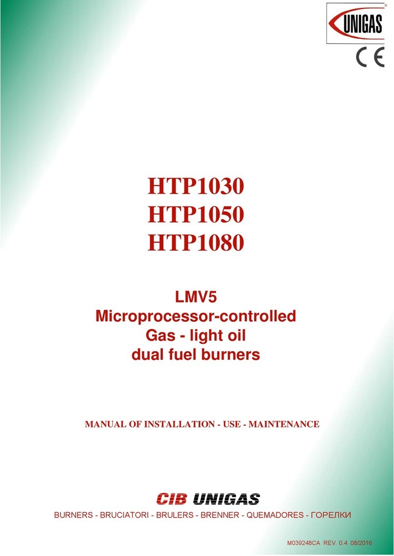 CIB UNIGAS HTP1030 Manual of installation - use - maintenance CIB UNIGAS HTP1030 Manual of installation - use - maintenance