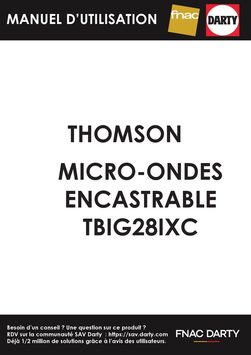 THOMSON TBIG28IXC operating instructions