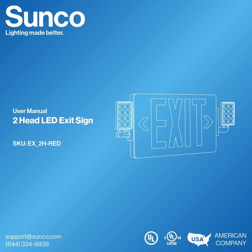 Sunco EX 2H-RED user manual Sunco EX 2H-RED user manual