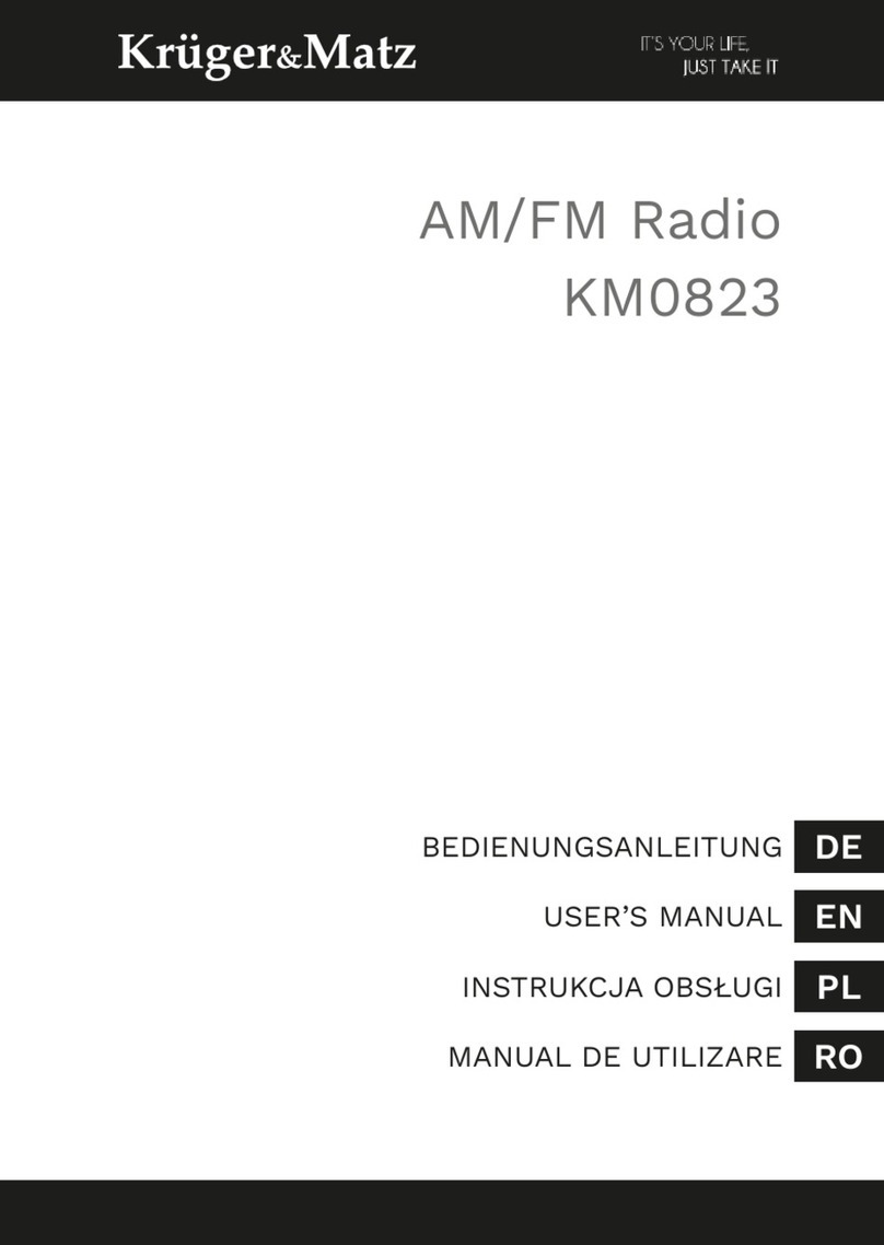 Krüger & Matz KM0823 user manual