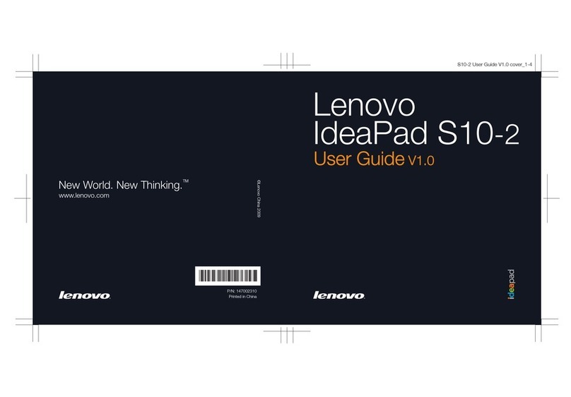 Lenovo S10-2 - IdeaPad 2957 - Atom 1.6 GHz User manual