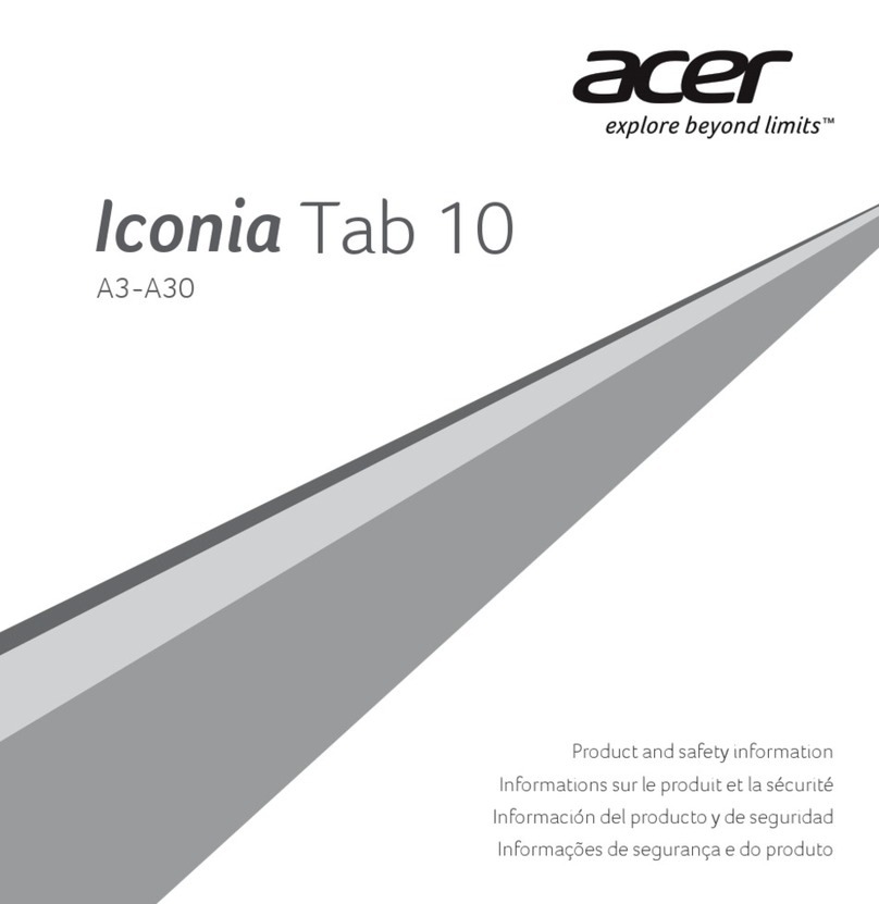 Acer Iconia Tab 10 A3-A30 Original instructions
