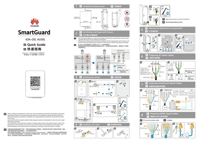 Huawei SmartGuard 63A-S0 User manual