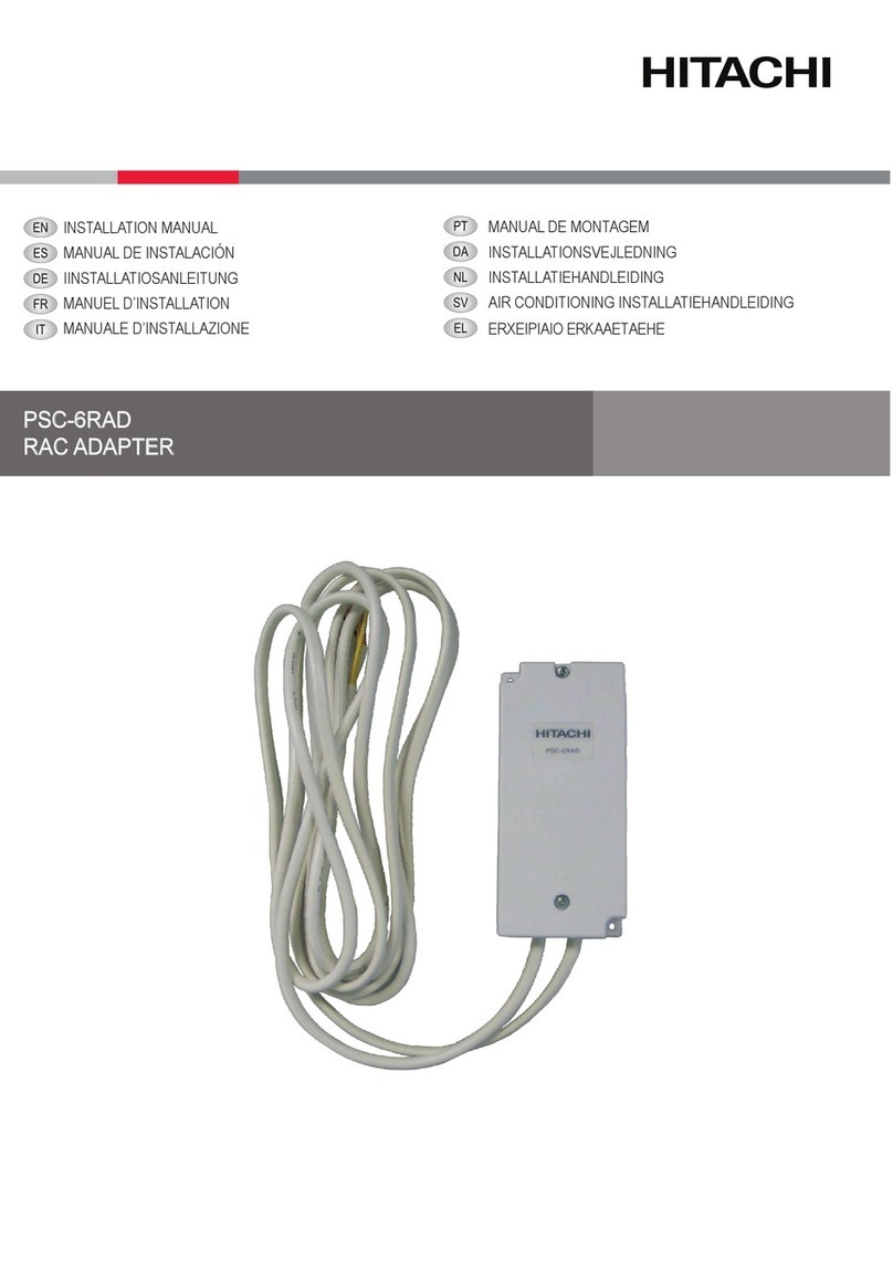 Hitachi PSC-6RAD User manual