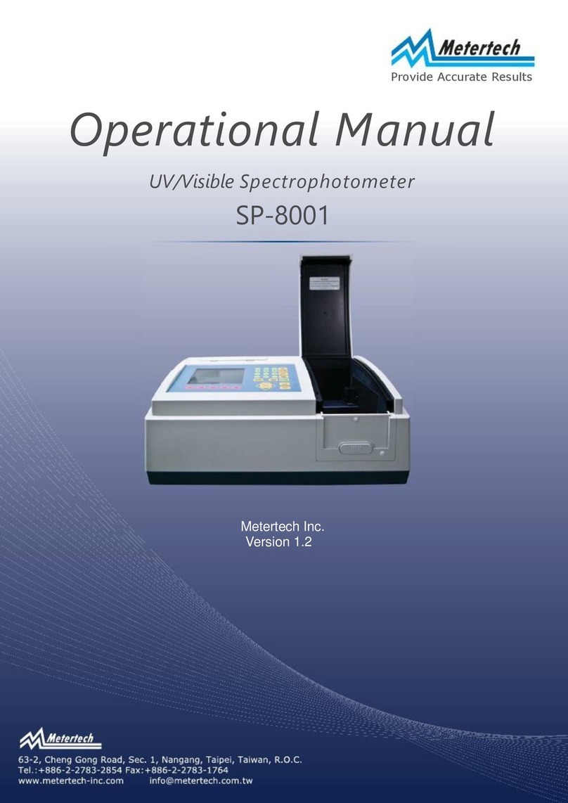 Metertech SP-8001 Operational manual