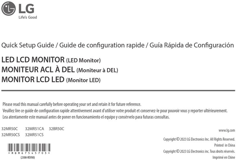 LG 32MR50C User manual