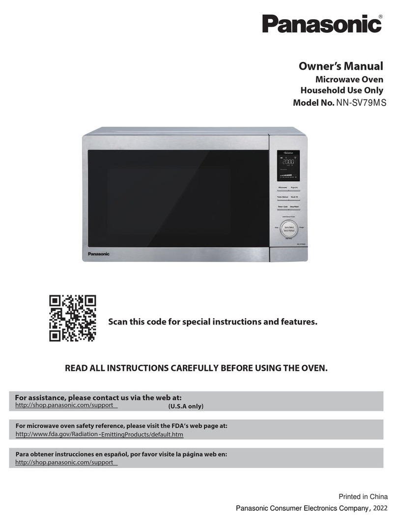 Panasonic NN-SV79MS User manual
