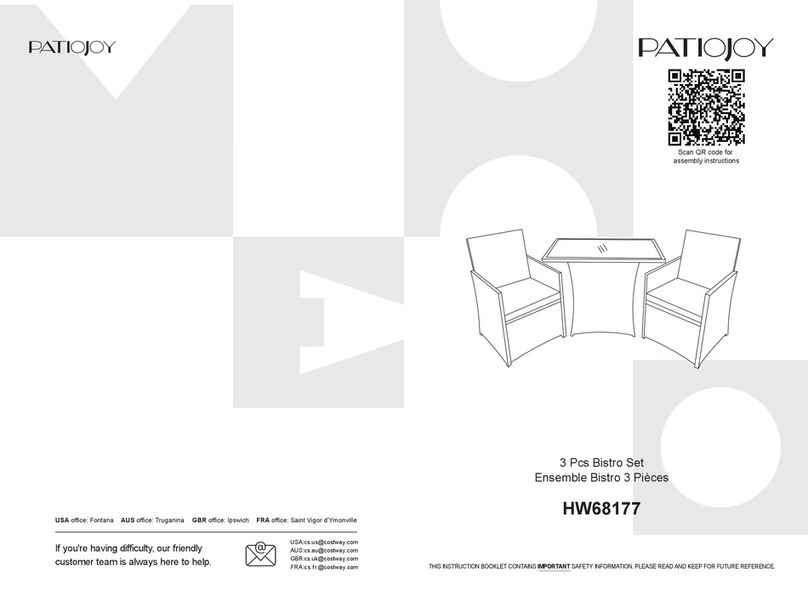 PATIOJOY HW68177 User manual PATIOJOY HW68177 User manual