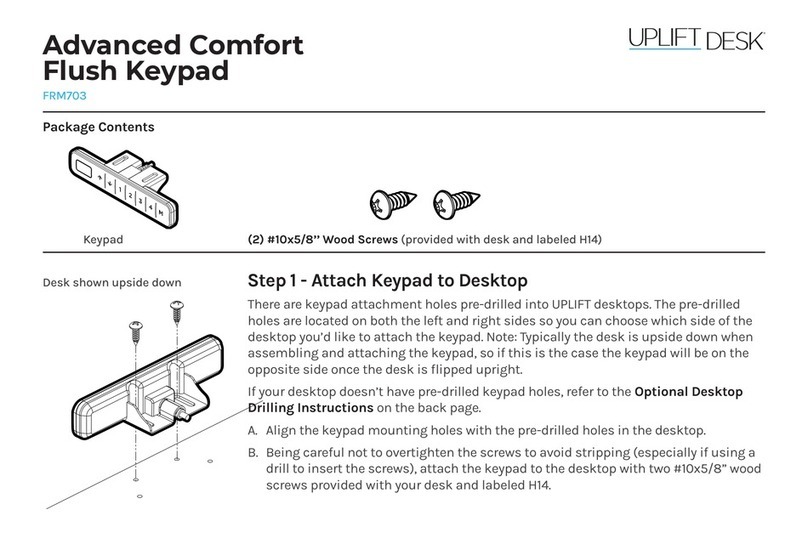 Uplift Desk FRM703 manual