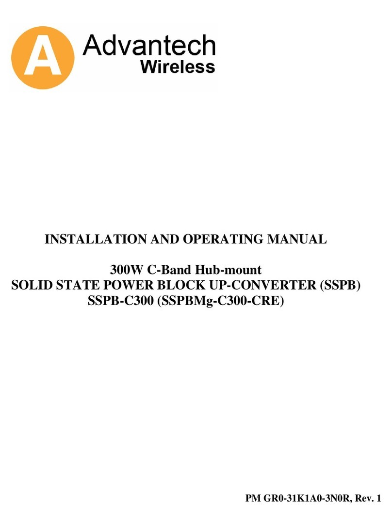 Advantech Wireless SSPB-C300 Installation and operating manual Advantech Wireless SSPB-C300 Installation and operating manual