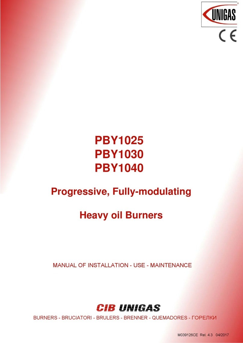 CIB UNIGAS PBY1030 Operating manual