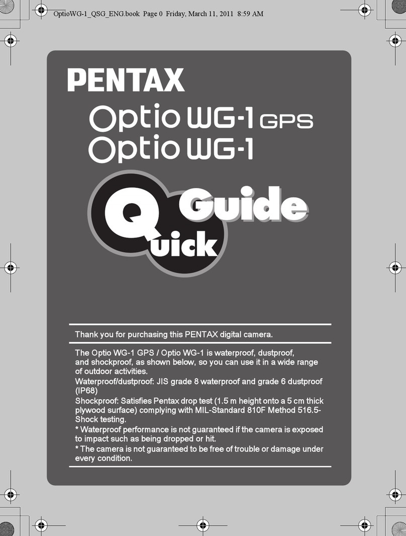 Pentax Optio WG-1 User manual