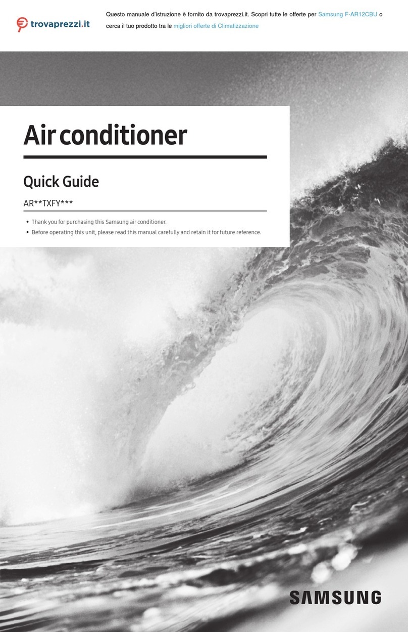 Samsung AR TXFY Series User manual