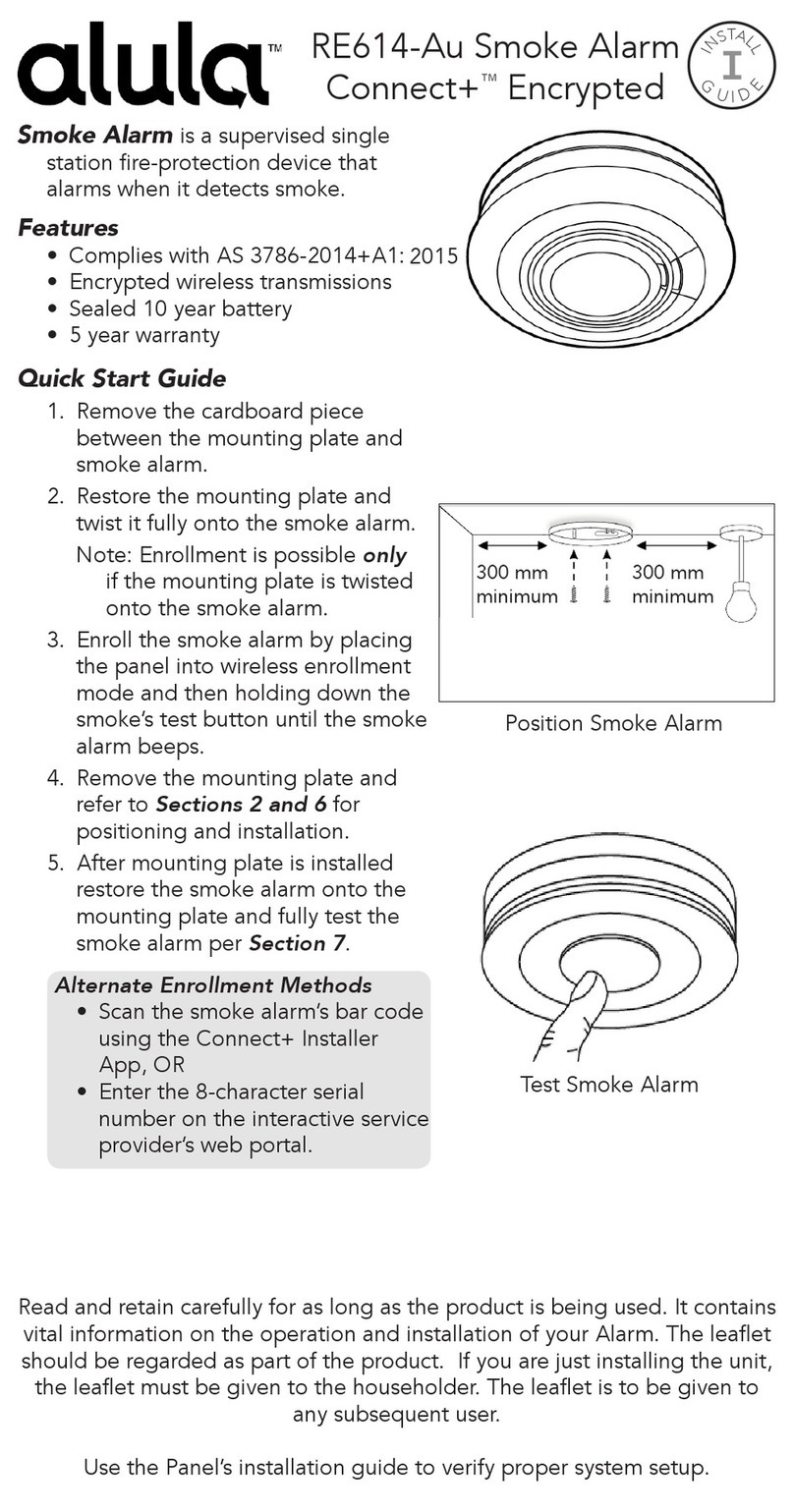 Alula RE614-Au quick start guide
