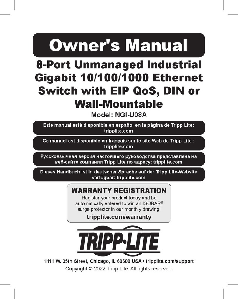 Tripp Lite NGI-U08A User manual
