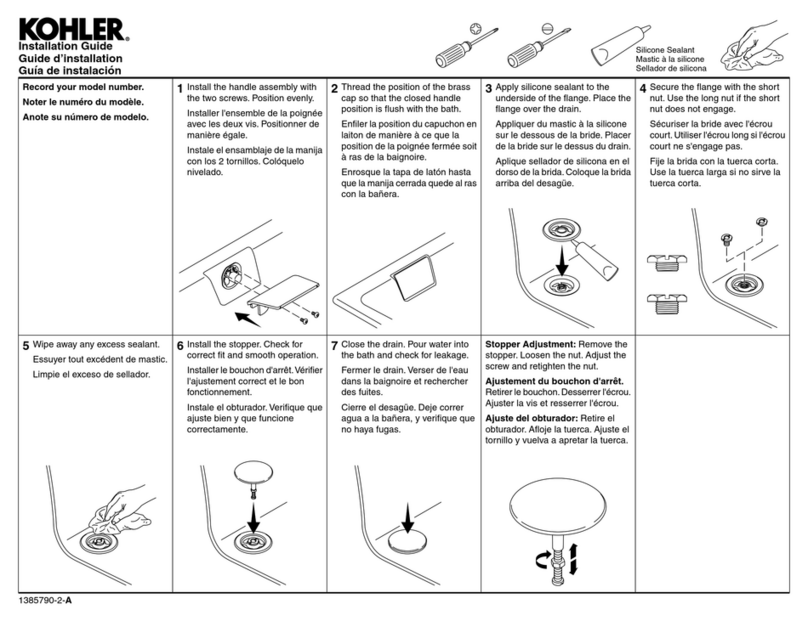 Kohler K23857-CP User manual