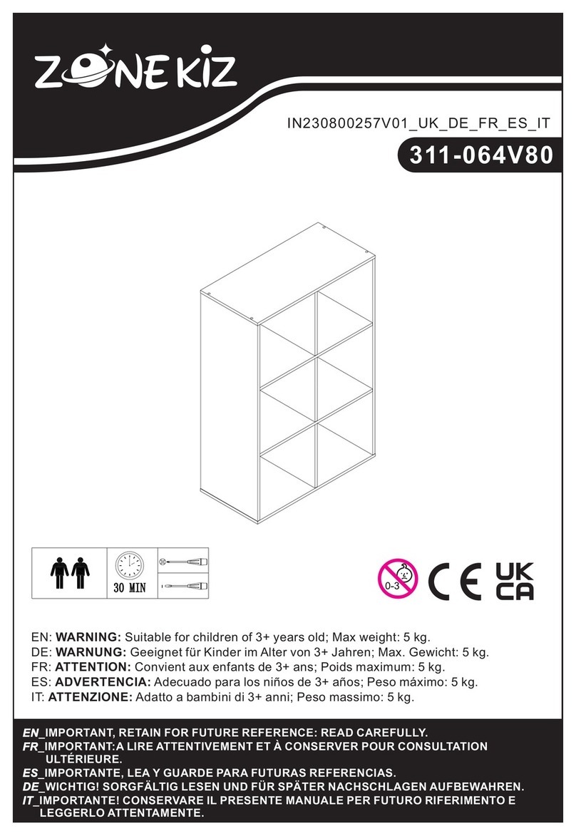 ZONE KIZ 311-064V80 manual ZONE KIZ 311-064V80 manual