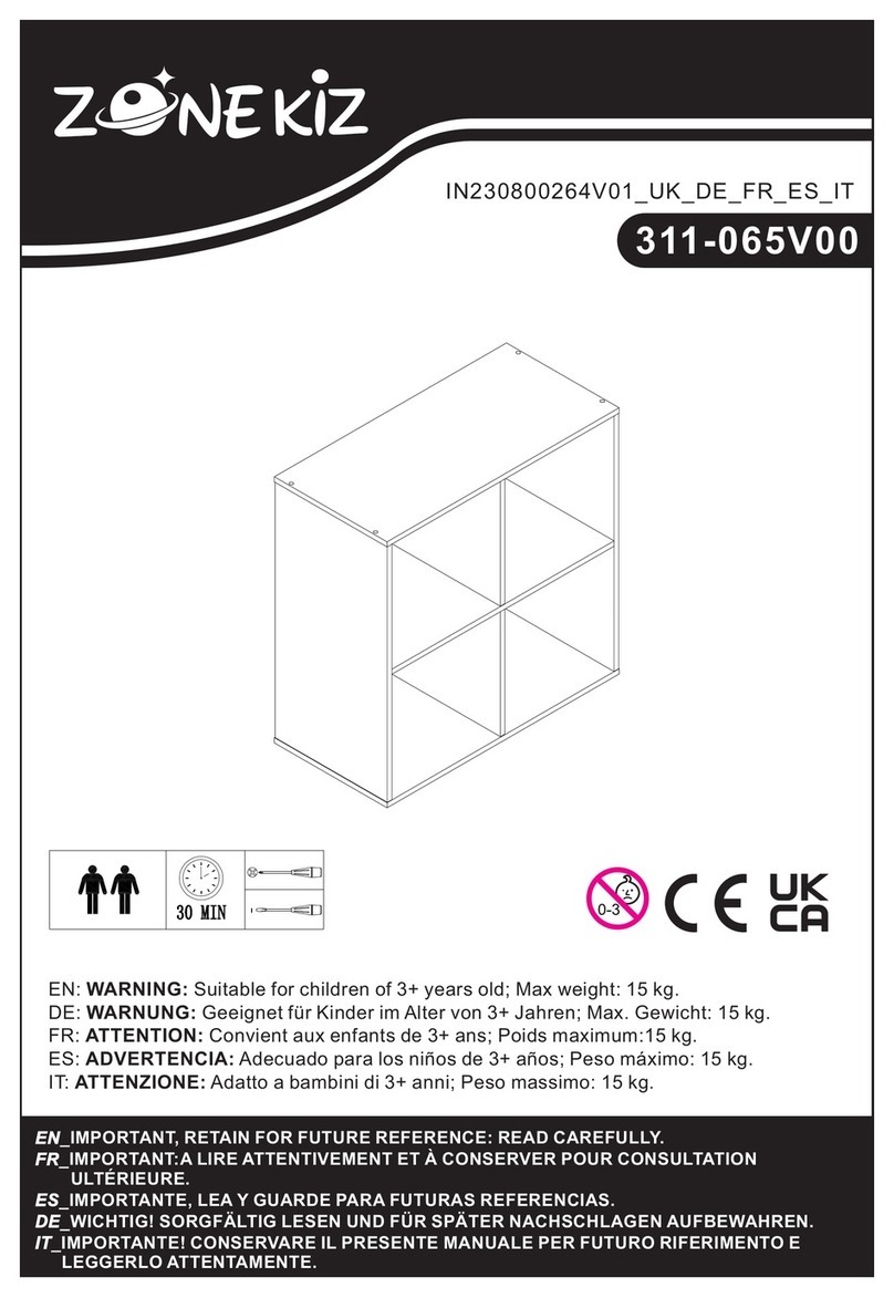 ZONE KIZ 311-065V00 manual