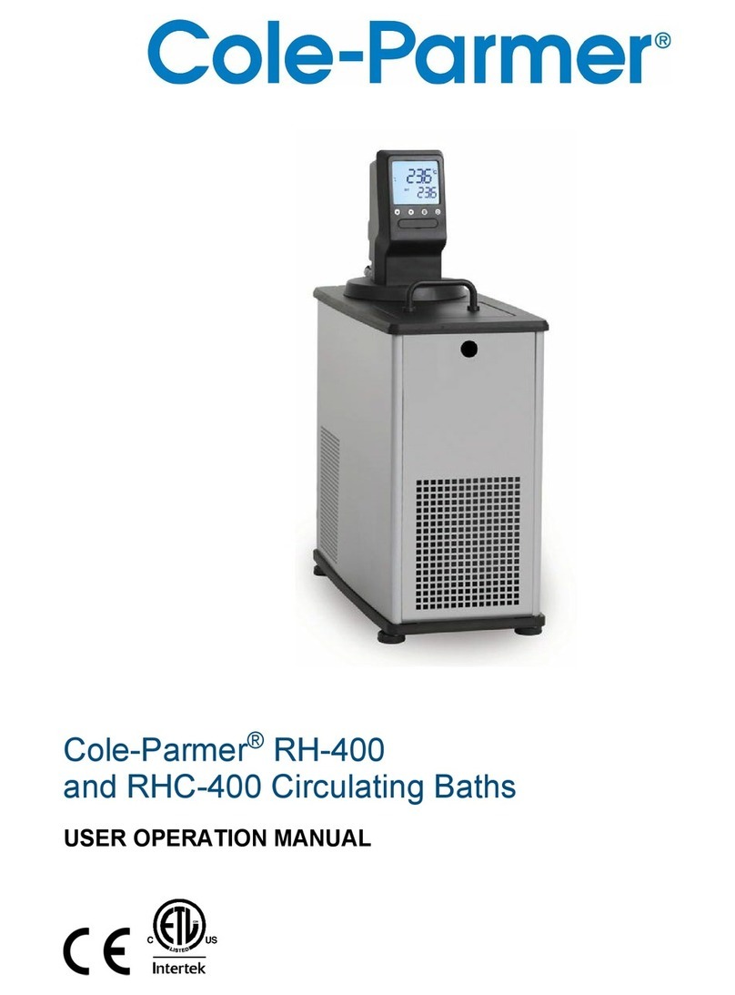 Cole Parmer RHC-400 Mounting instructions