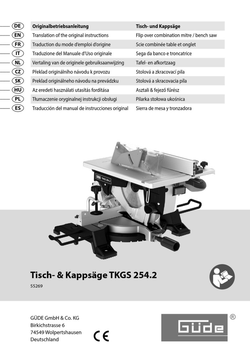 GÜDE TKGS 254.2 Translation of the original instructions