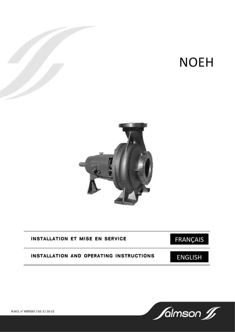 salmson NOEH Installation and operating instructions