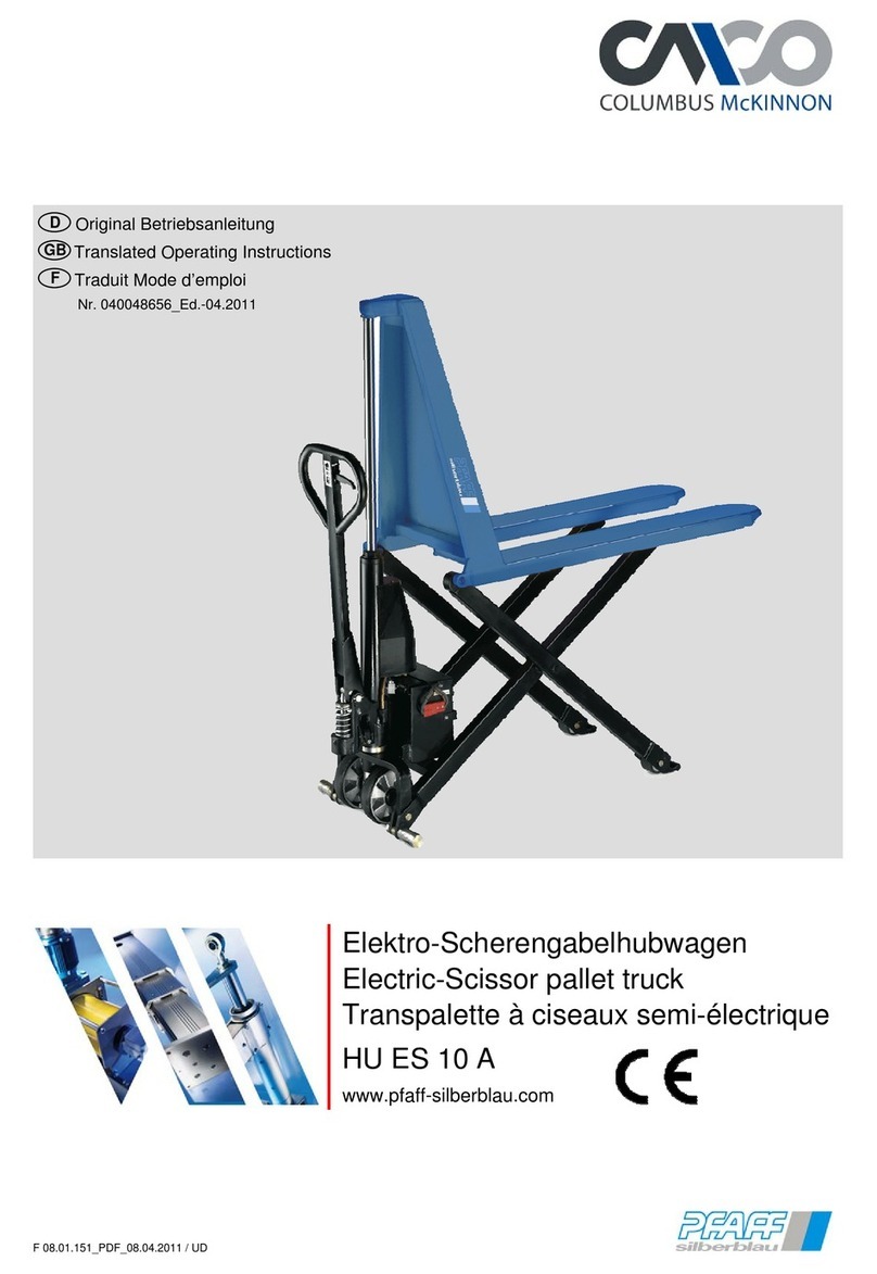 Pfaff HU ES 10 A Operating instructions