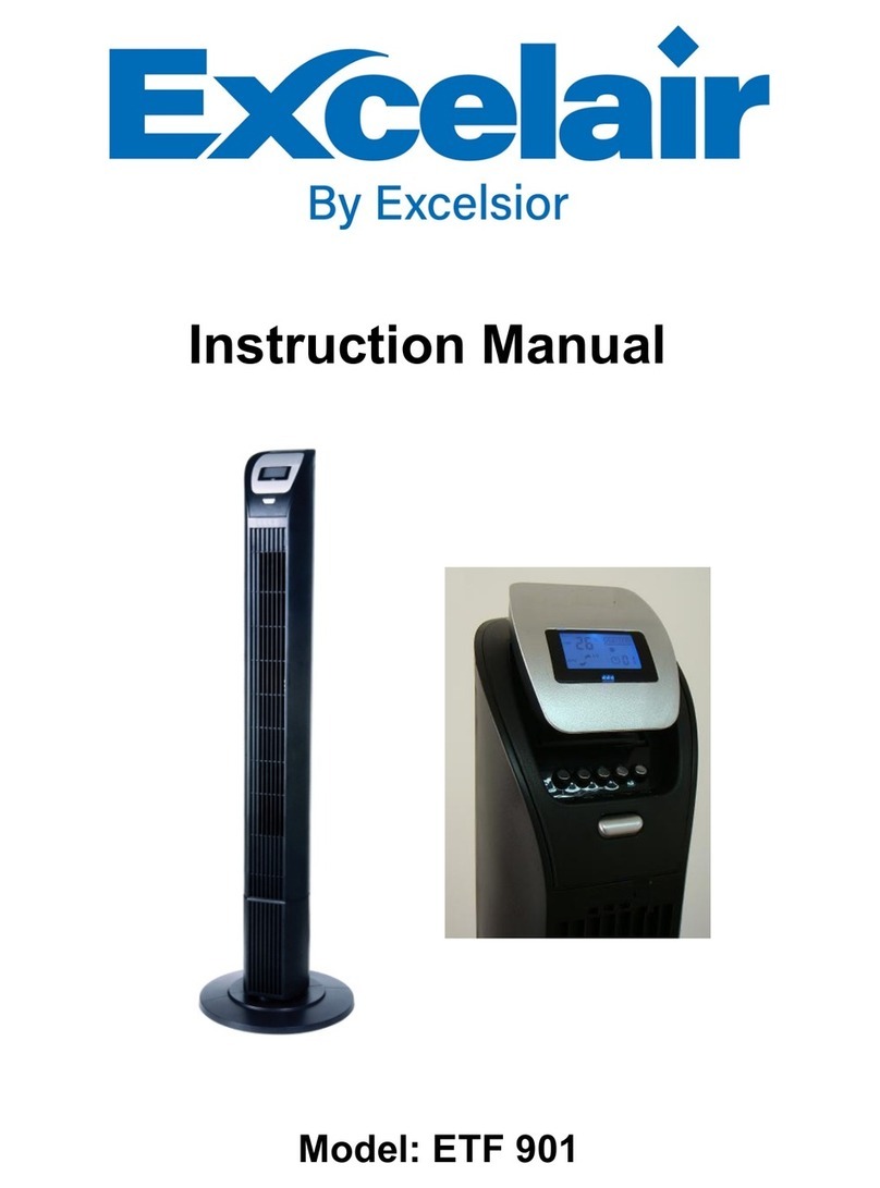 Excelsior Excelair ETF 901 instruction manual