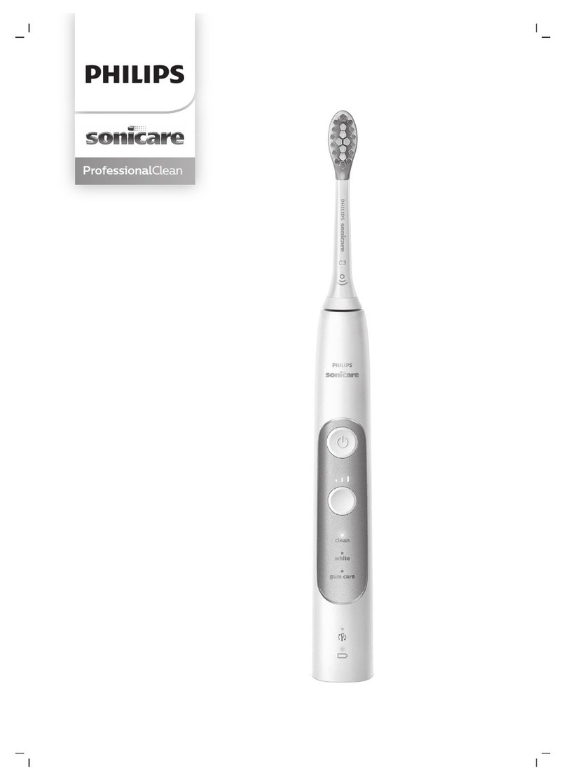 Philips sonicare ProfessionalClean User manual Philips sonicare ProfessionalClean User manual