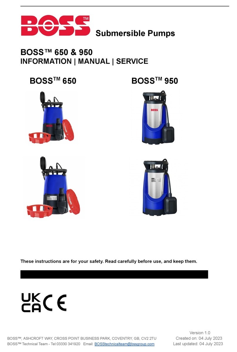 BOSSCO 950 manual