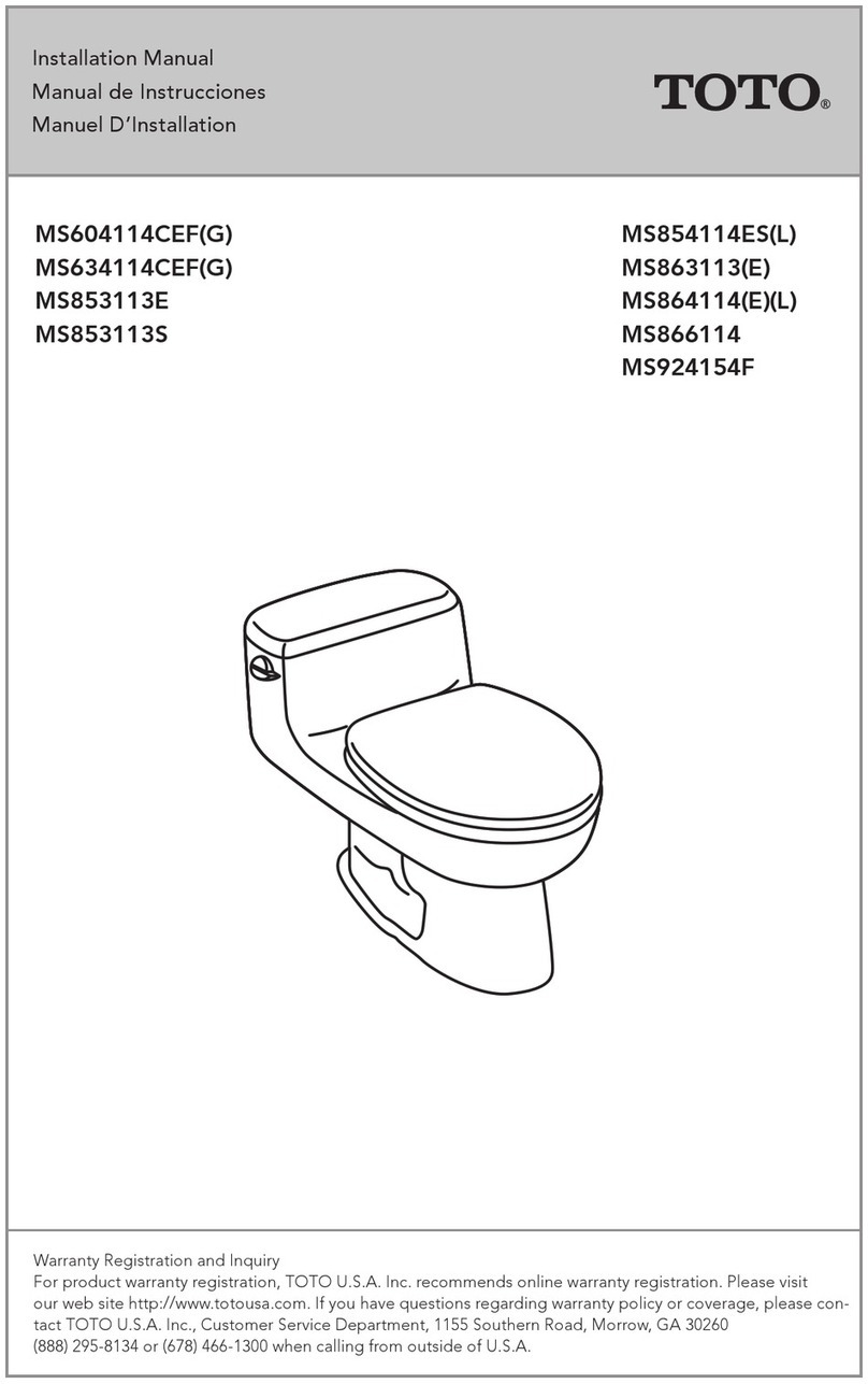 Toto MS604114CEFG installation manual