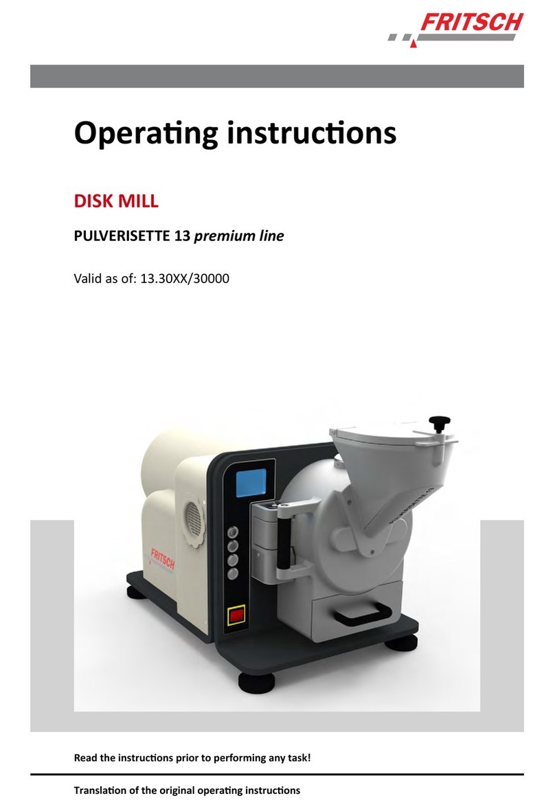 Fritsch PULVERISETTE 13 premium line User manual