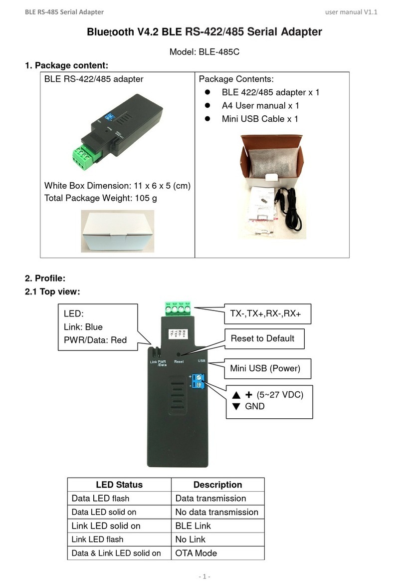Uconnect BLE-485B manual